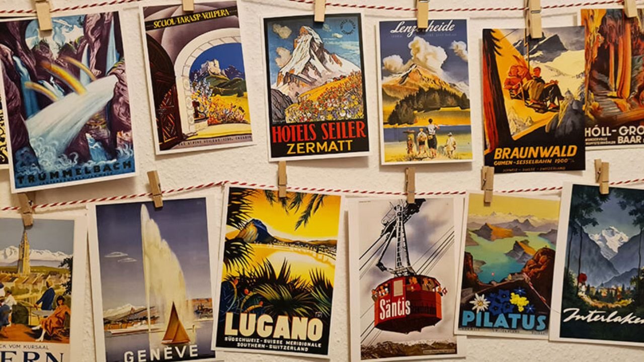 Vintage Swiss Travel Posters: The Timeless Charm of Vintage Swiss Travel Posters